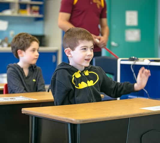 autistic boy education student classroom
